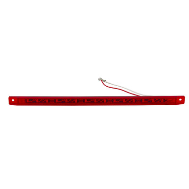 12" Red Ultra Thin 12 Volt DC Light Bar Grand General 76315
