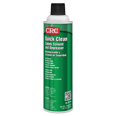 CRC Quick Clean Safety Solvents and Degreasers, 20 oz Aerosol Can, 12 CN/CA, #3180