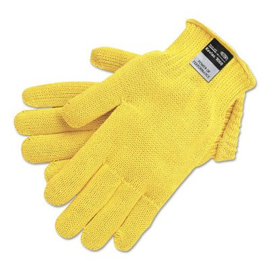 MCR Safety Kevlar Gloves, X-Large, Yellow, 12 Pair, #9370XL