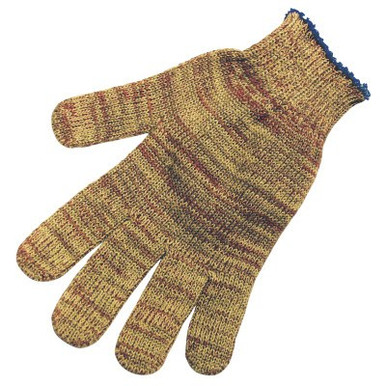 MCR Safety Knit Gloves, Large, Knit-Wrist, Heavy Weight, Multi, 12 Pair, #9643LM