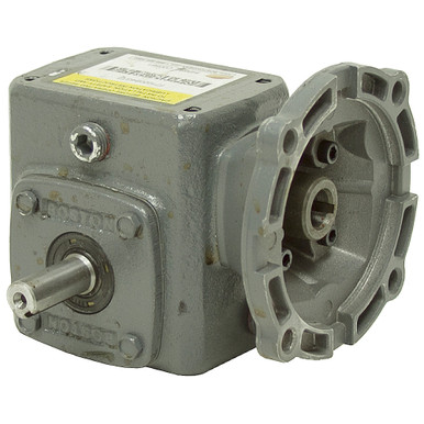 20:1 Right Angle Cast Iron Gear Reducer 0.25 HP 42CZ Left Output Boston F71020B4GT2
