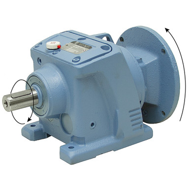 60.84:1 Size 37 0.89 HP Inline Cast Iron Gear Reducer Worldwide WINL37-60/1-56C