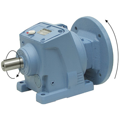 63.37:1 Size 47 1 HP Inline Cast Iron Gear Reducer Worldwide WINL47-60/1-56C