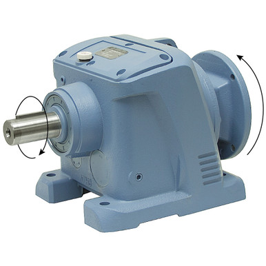 78.59:1 Size 67 1 HP Inline Cast Iron Gear Reducer Worldwide WINL67-80/1-56C