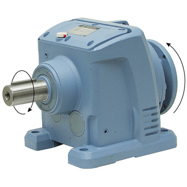 39.31:1 Size 77 3 HP Inline Cast Iron Gear Reducer Worldwide WINL77-40/1-182/4TC