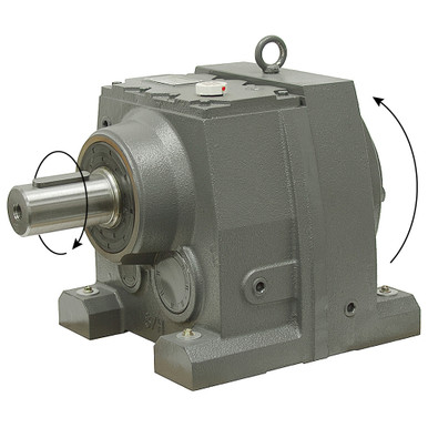 20.06:1 Size 87 7.5 HP Inline Cast Iron Gear Reducer Worldwide WINL87-20/1-213/5TC