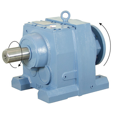 29.23:1 Size 107 30 HP Inline Cast Iron Gear Reducer Worldwide WINL107-30/1-284/6TC