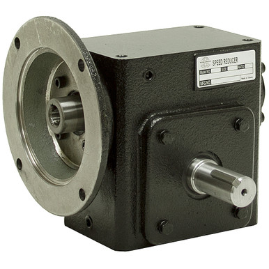 60:1 Right Angle Cast Iron Worm Gear Reducer 0.60 HP 56C Right Output Worldwide HDRF-206-60-R-56C