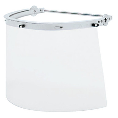 MCR Safety Headgear Brackets, Silver, Aluminum Rim Cam Lock Headgear Bracket, 1/EA, #102