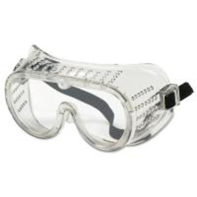 MCR Safety 2120 Standard Goggles, Small Size, Clear Lens, Elastic Strap, 36/CS, #2120