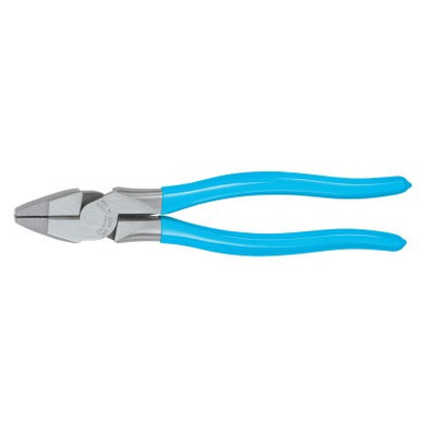 Channellock Linemens Pliers, 9 in Length, 47/64 in Cut, Plastic-Dipped Handle, 1/EA, #369BULK
