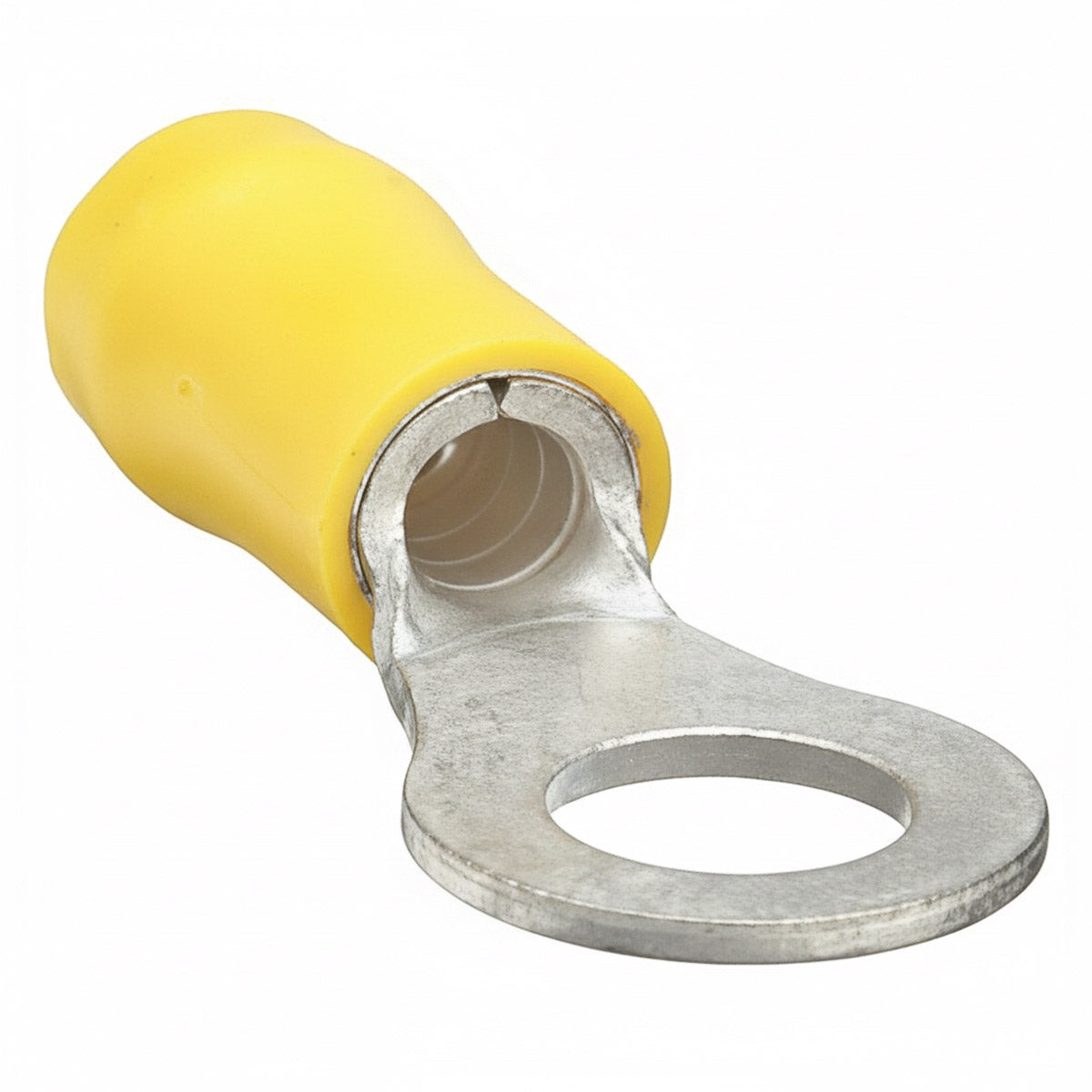 RING TERMINAL INSULATED YELLOW 12-10AWG 3/8" 12PK