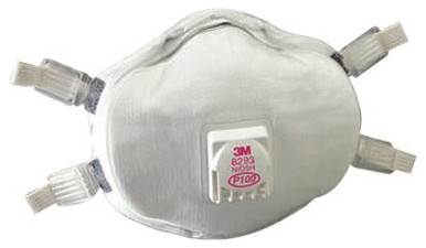 3M P100 Particulate Cartridges, Half Facepiece, Oil/non-oil particles, 1/EA, #7000002055