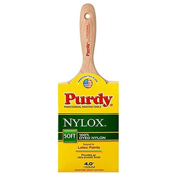 Genuine Purdy Nylox Swan Flat 4" Paint Brush 144400240