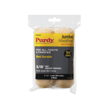 Genuine Purdy Marathon Jumbo Mini 4-1/2" x 3/8" Nap 2 Pack Roller Covers 14G624062