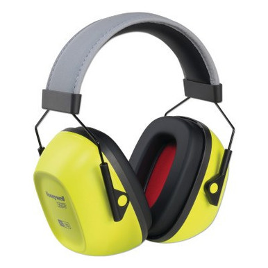 Honeywell VeriShield 130 Series Passive Earmuffs, VS130HV, 30 NRR, Hi-Viz Yellow, 1/EA, #1035110VS