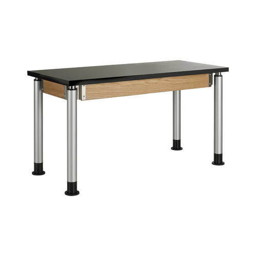 Diversified Spaces Adjustable Height 2-Student Science Table, Phenolic Top, 60"W x 30"D