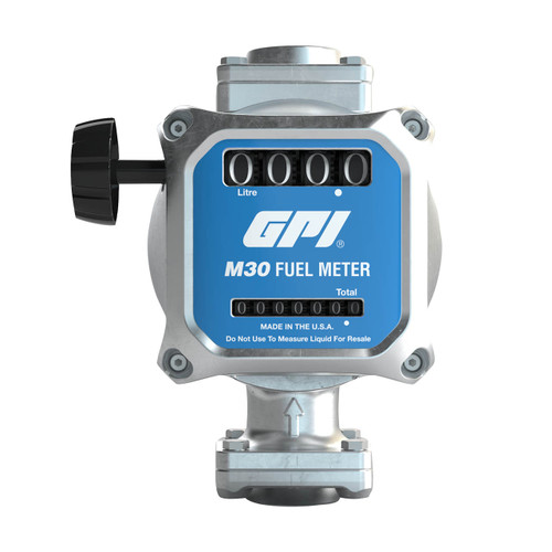 GPI M30-G6N 3/4 in. NPT Mechanical Fuel Meter- Liters