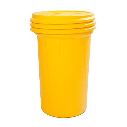 Justrite Eagle 1657 55 Gal. Lab Pack w/Screw-On Lid, Yellow
