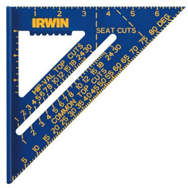 Irwin Hi-Contrast Aluminum Rafter Squares, 7",#IR-1794463 (5/Pkg)