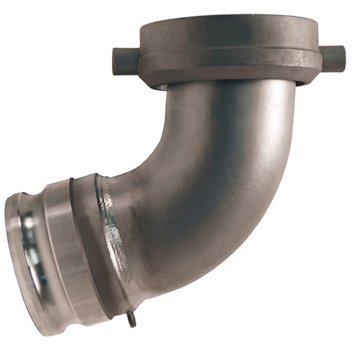 JME Tank Car Elbows Part A Aluminum 4 in. Male Adapter x 5 in. Swivel Nut