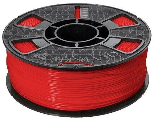 Afinia ABS Plus Premium Filament, 1.75mm 2.2 lb. Spool, Red