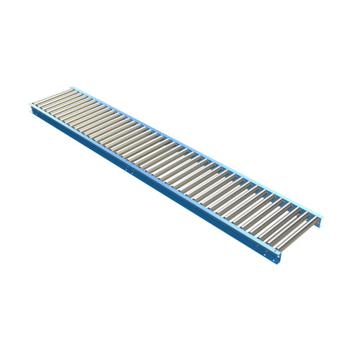 LEWCO 1916 Series Straight Gravity Roller Conveyor, 1.9 in. Diameter, 16 Gauge Steel Rollers