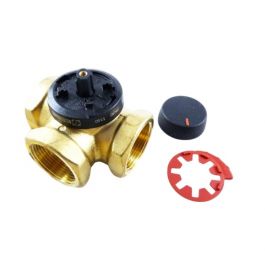 Danfoss 193B-1505 1-1/4" 3-Way DZR Brass Diverting Valve 18.7Cv