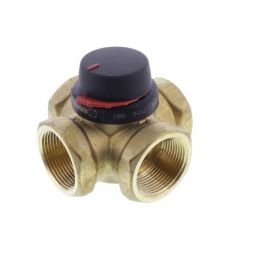 Danfoss 193B-1534 1-1/4" 4-Way Mixing/Diverting Valve 18.7Cv DZR Brass