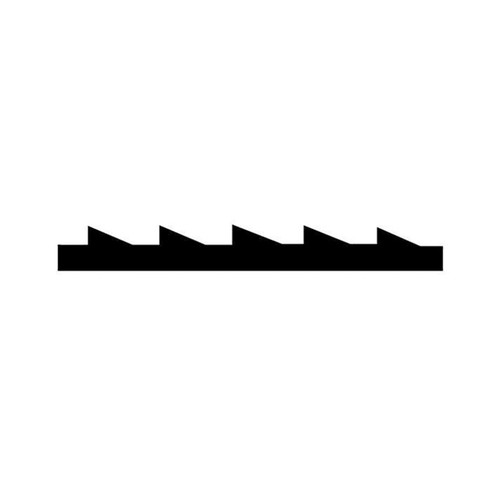 Hegner Plain End Skip Tooth Blade, .012", 25TPI