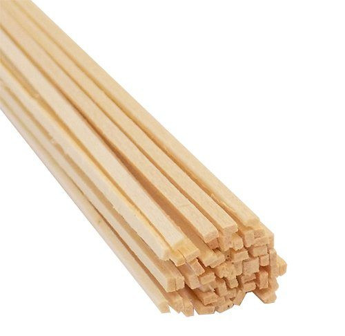 Bud Nosen Basswood Strips, 1/32" x 1/16" x 24", 50/pkg.