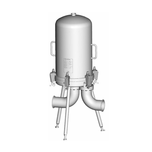 Donaldson 1C072601-C15 PF-EG 0330 1 1/2 in. Tri-Clamp 316L SS Sanitary Liquid Filter Housing - 20/30 Element Size