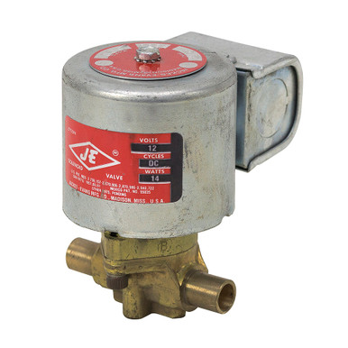 12 Volt DC 3/8" Solenoid Valve Jackes-Evans B2S3