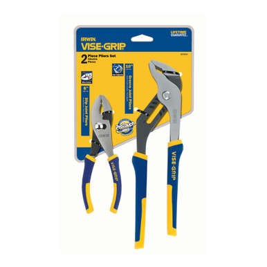 Irwin 2-pc ProPlier Sets - 6 " Slip Joint, 6" Long Nose#IR-2078702 (4/Pkg)