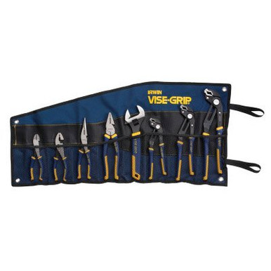 Irwin 8-PC GrooveLock Pliers Sets, Groovelock, Linesman, Long Nose, Diagonal, SlipJoint, #IR-2078712 (2/Pkg)
