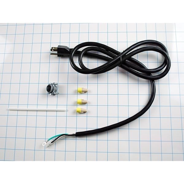 Whirlpool Replacement 6ft 3-Wire 13amp Power Cord For Dishwasher, Part#4317824
