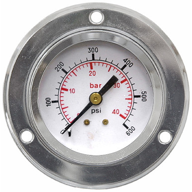 600 PSI 40 BAR Pressure 2"DryFlange Mount 1/4" NPT Steel Gauge PDI CDS-5P-040E-600PSI