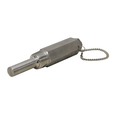 Stainless Steel Thermowell 7" Stem Length 2-1/2" Insertion Depthfor 1/4" Diameter Probes