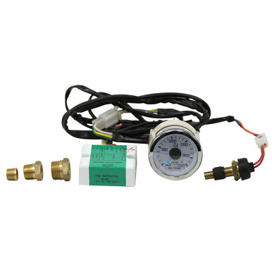 24 Volt DCOil Temperature Gauge 140-320 Degrees with Sensor and Harness