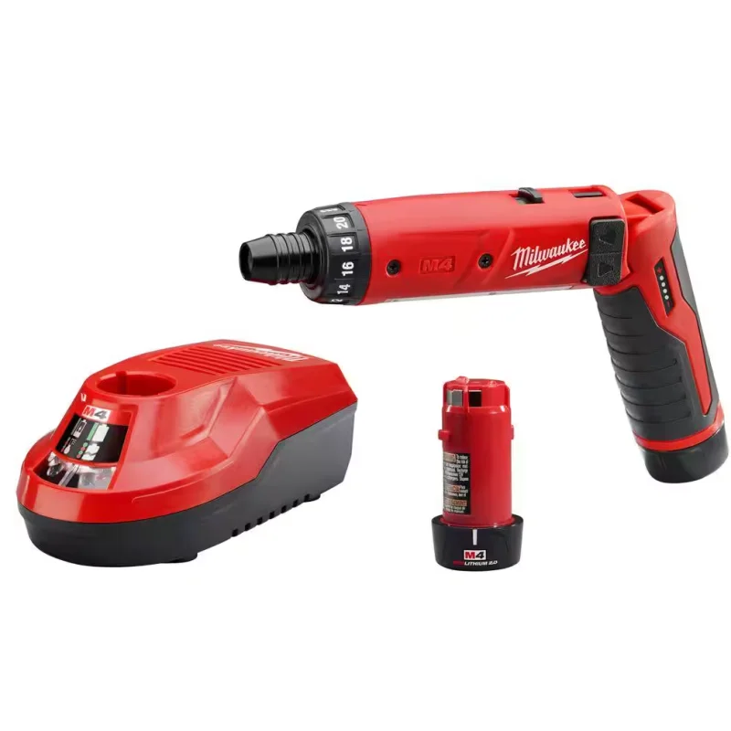 2101-22 Milwaukee M4 4V Cordless 1/4″ Hex Screwdriver Kit