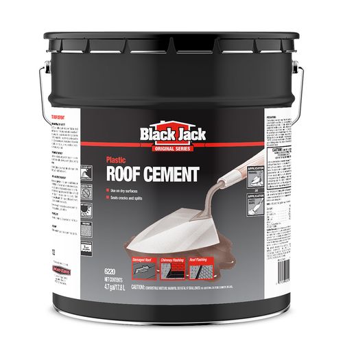 Black Jack Fibered Plastic Roof Cement, 4.75 Gallon