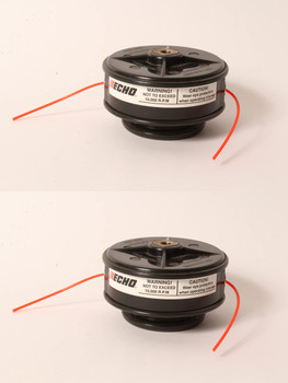 Echo Genuine Dual Line SRM High Capacity Manual Dual Line Trimmer Head, 2 Pack - 21560065B-2PK