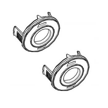 Craftsman 2 Pack of Genuine OEM Replacement Spool Covers - 221025104-2PK