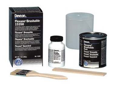 Devcon Flexane Brushable, 1 lb, Black, 1/EA