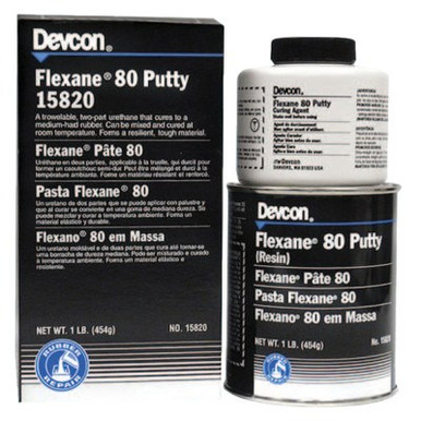 Devcon Flexane 80 Putty, 1 lb Can, 1/EA