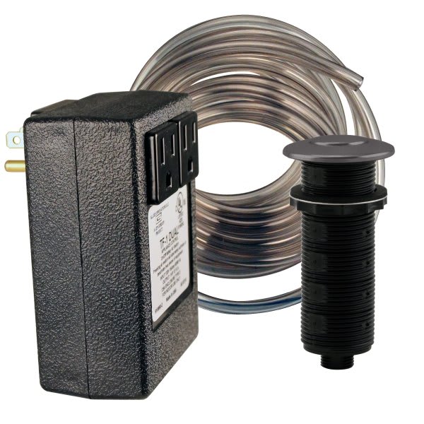 Westbrass Garbage Disposal Flush Air Switch In Matte Black