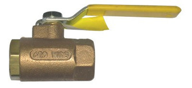 Dixon Valve 3/4 in Bronze Ball Valves, 600 PSI WOG, 150 PSI, 1 EA, #BBV75
