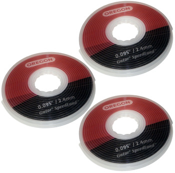 Oregon 3 Pack of Genuine OEM Replacement Trimmer Lines - 24-595-03