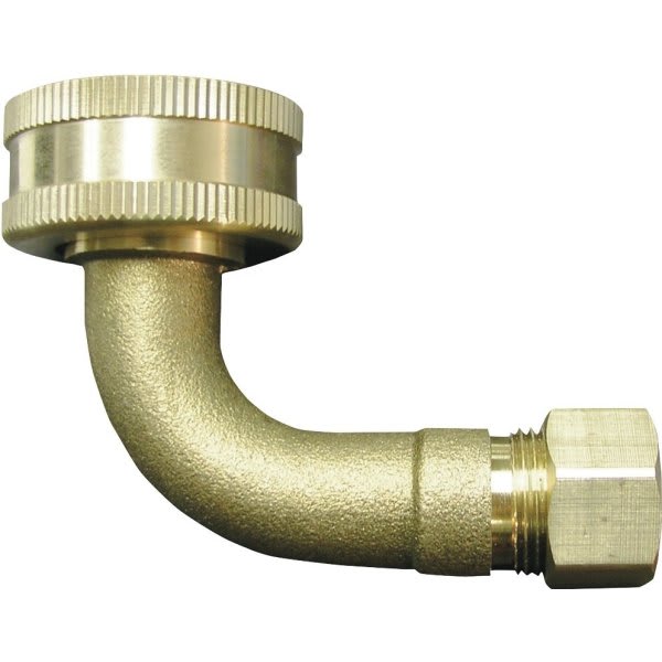 Sioux Chief 3/4 In X 3/8 In Brass 90-Degree Dishwasher Elbow