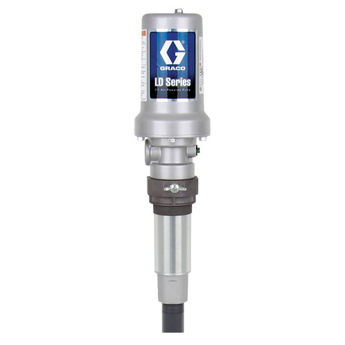 Graco LD Series 3:1 Air Powered Piston Oil Pump - 7.8 GPM w/ Cut to Length Down Tube and Bung Adapter